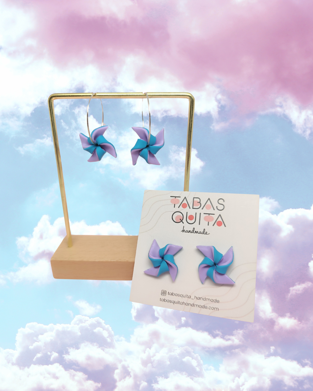 Molinillos Lilas y Azules